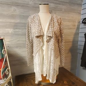 Ryu Cream Lace Cardigan